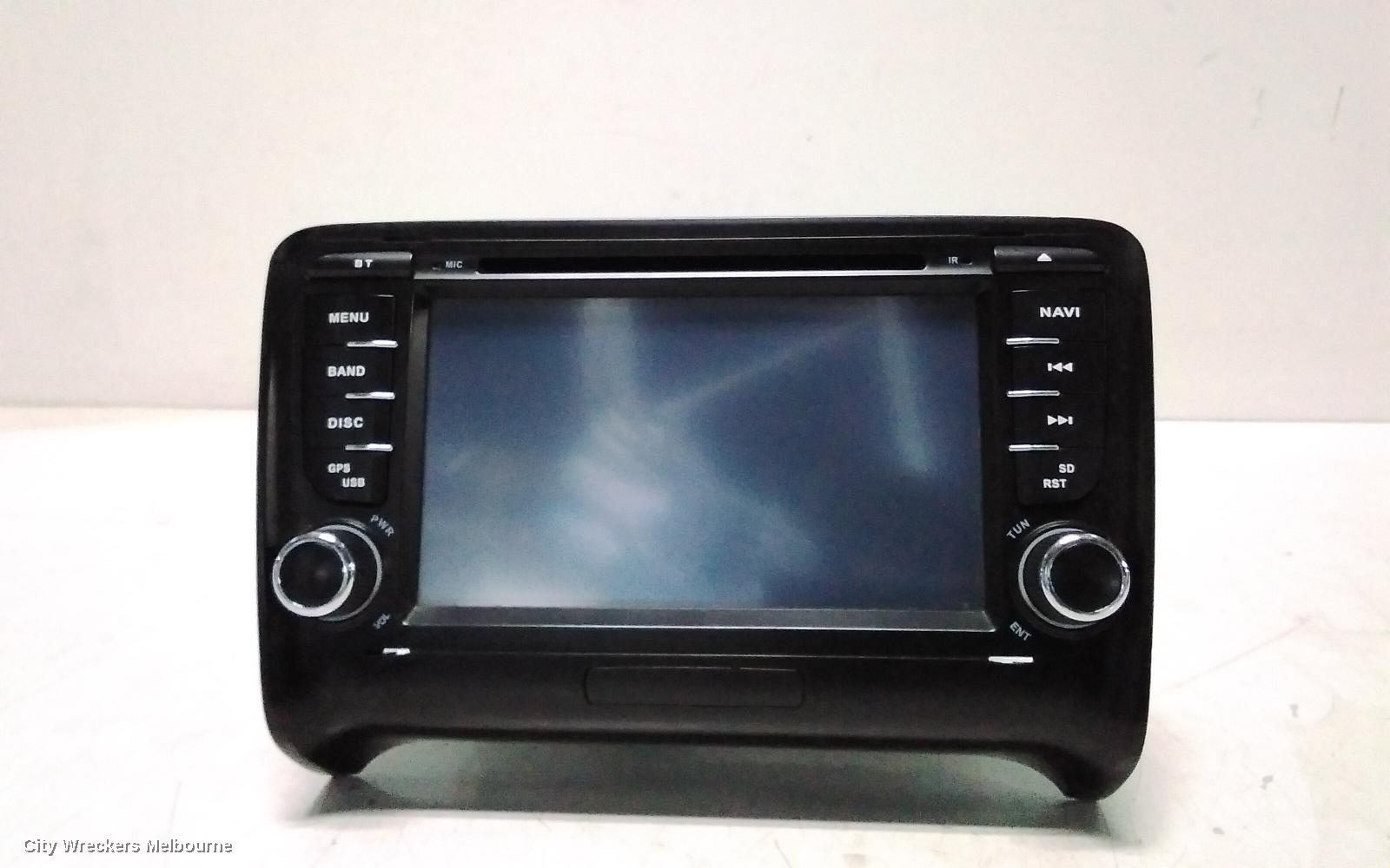 AUDI TT RADIO/CD/DVD/SAT/TV, SAT NAV HEAD UNIT, 8J, 09/2006 - 12/2014