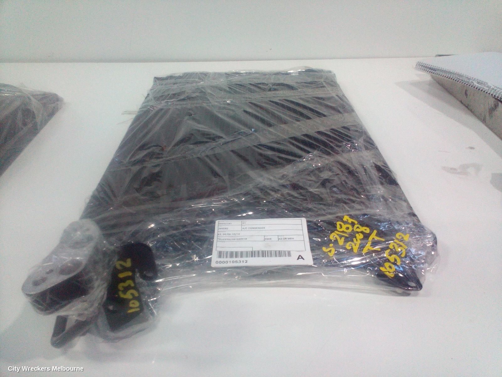 AUDI TT A/C CONDENSER, 8J, 09/2006 - 12/2014