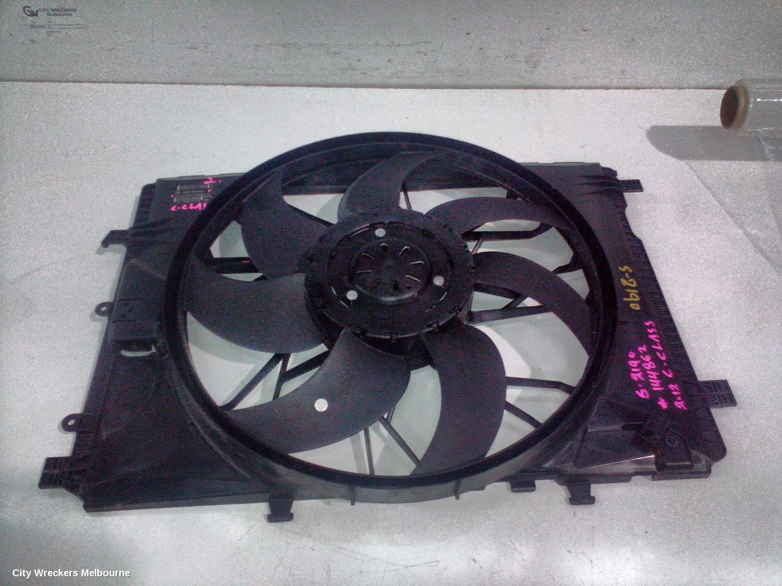 MERCEDES C CLASS FAN, RADIATOR FAN, W204/S204/C204, 600W, P/N A2045000293, 07/2007 - 01/2015