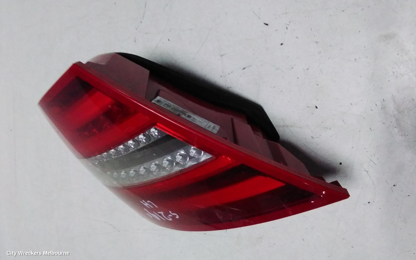 MERCEDES C CLASS LEFT TAILLIGHT, W204, SEDAN, LED TYPE, 03/2011 - 07/2014