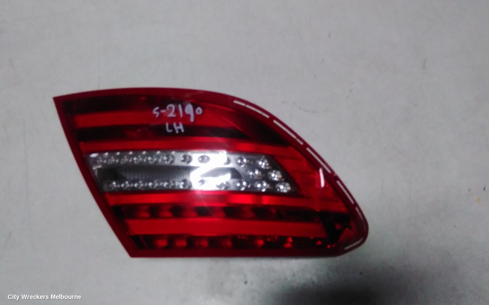 MERCEDES C CLASS LEFT TAILLIGHT, W204, SEDAN, LED TYPE, 03/2011 - 07/2014