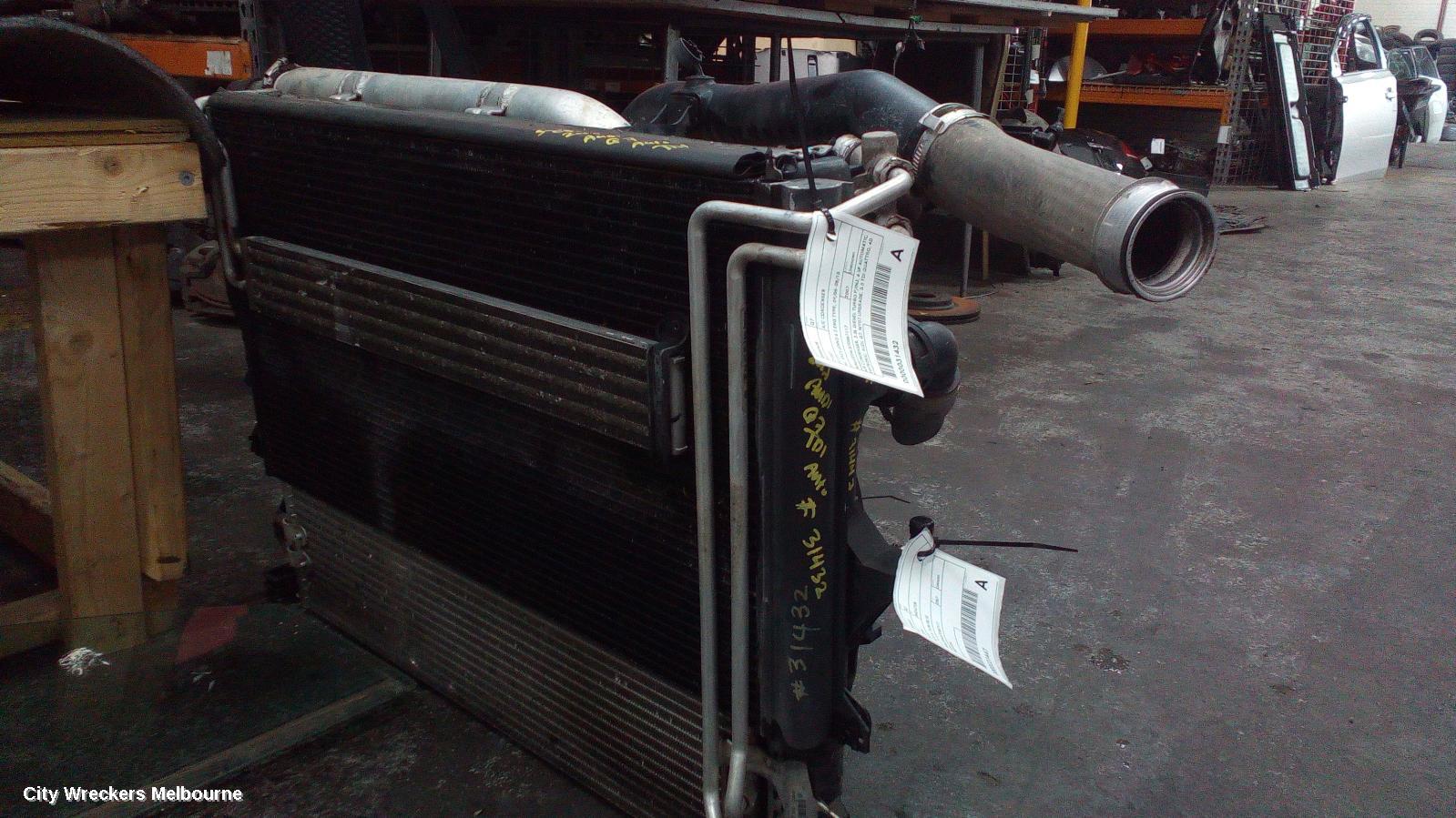 AUDI Q7 A/C CONDENSER, 4L, EXCLUDING 6.0 ENG TYPE, 09/2006 - 08/2015
