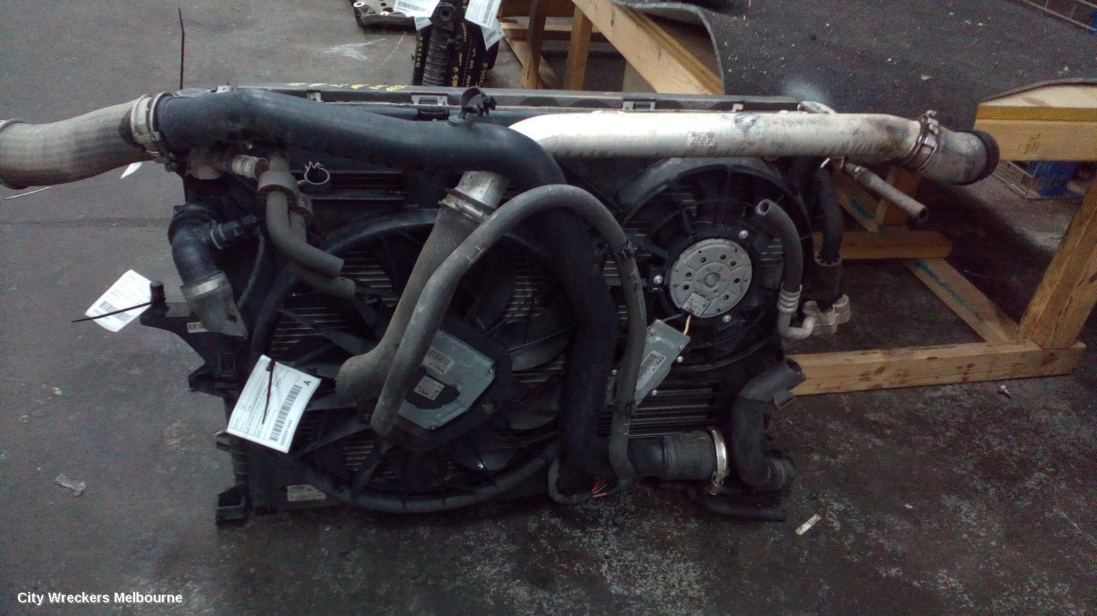 AUDI Q7 A/C CONDENSER, 4L, EXCLUDING 6.0 ENG TYPE, 09/2006 - 08/2015