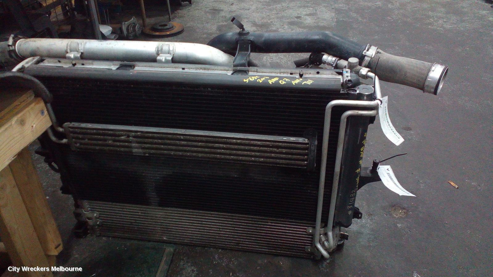 AUDI Q7 A/C CONDENSER, 4L, EXCLUDING 6.0 ENG TYPE, 09/2006 - 08/2015