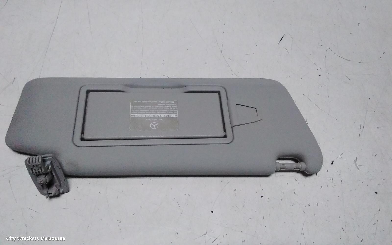 MERCEDES C CLASS SUNVISOR, W204, RH SIDE, 07/2007 - 07/2014