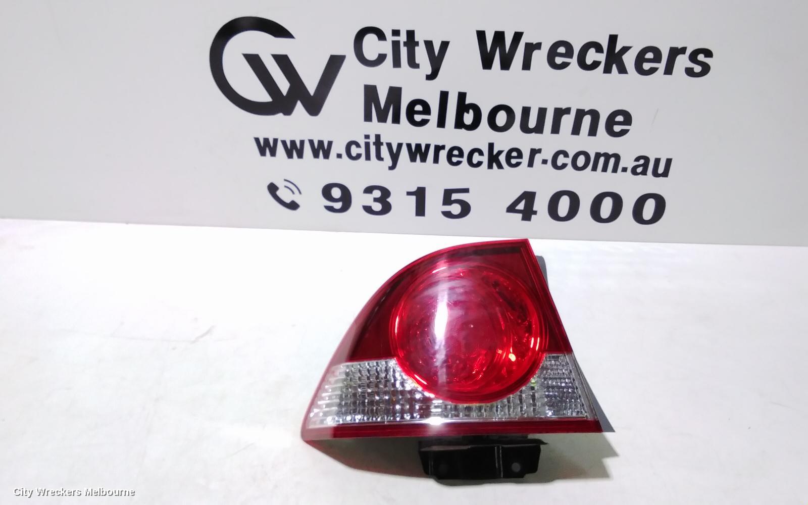 HONDA CIVIC LEFT TAILLIGHT, 8TH GEN, SEDAN, 02/2006 - 12/2008