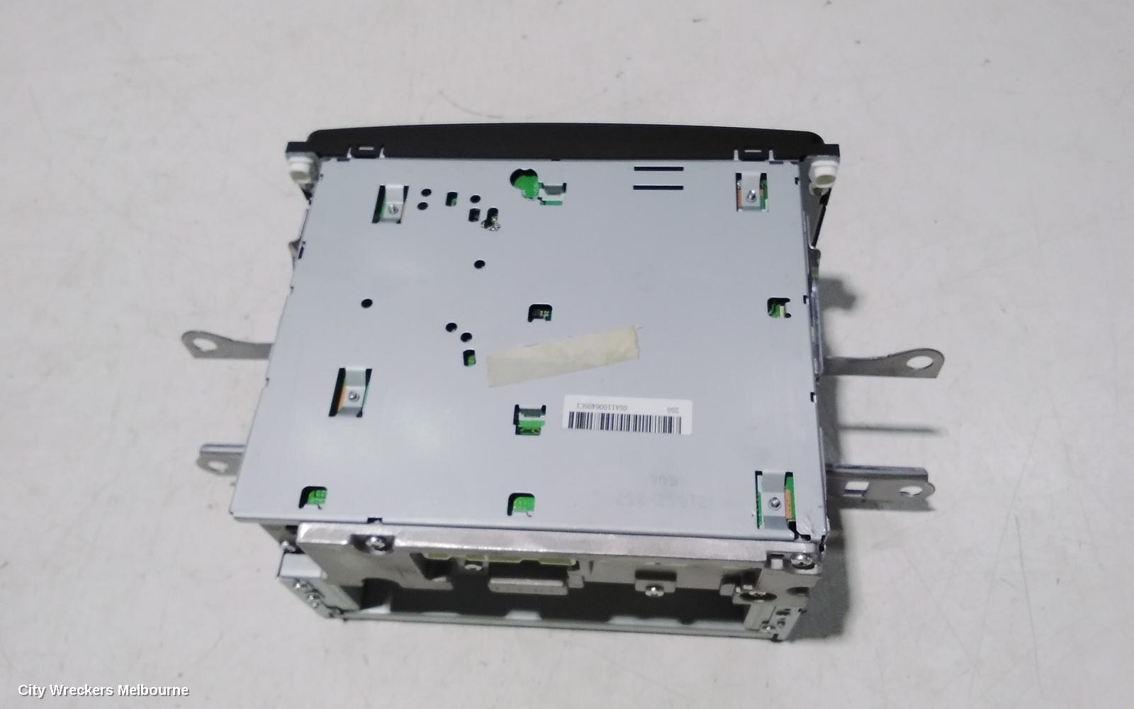 TOYOTA COROLLA RADIO/CD/DVD/SAT/TV, RADIO/CD PLAYER, ZRE152/20153R, BLACK BUTTON, 03/2007 - 10/2013