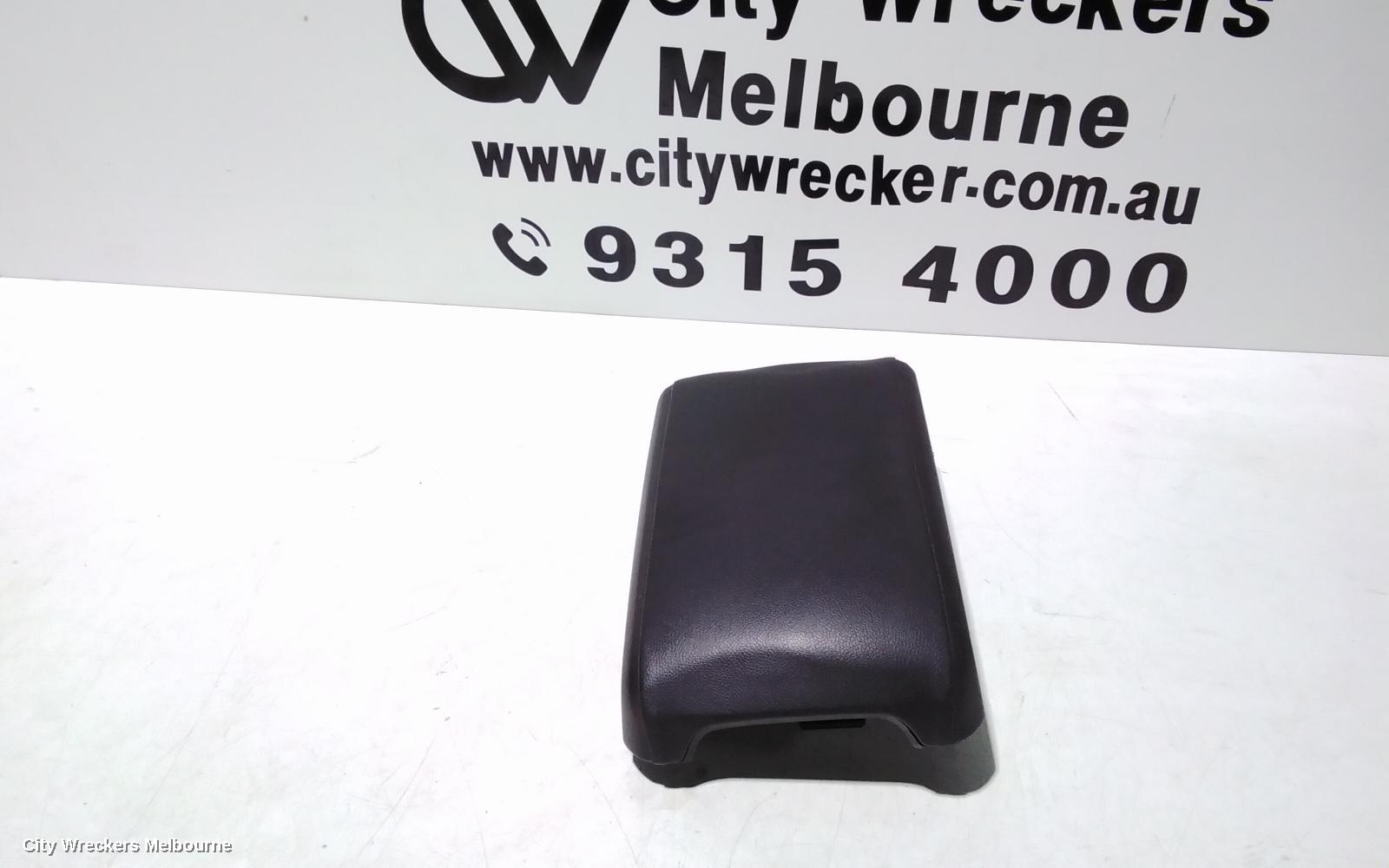 HOLDEN COLORADO CONSOLE, RG, CENTRE CONSOLE LID ONLY, LEATHER, BLACK, 06/2012 - 12/2020