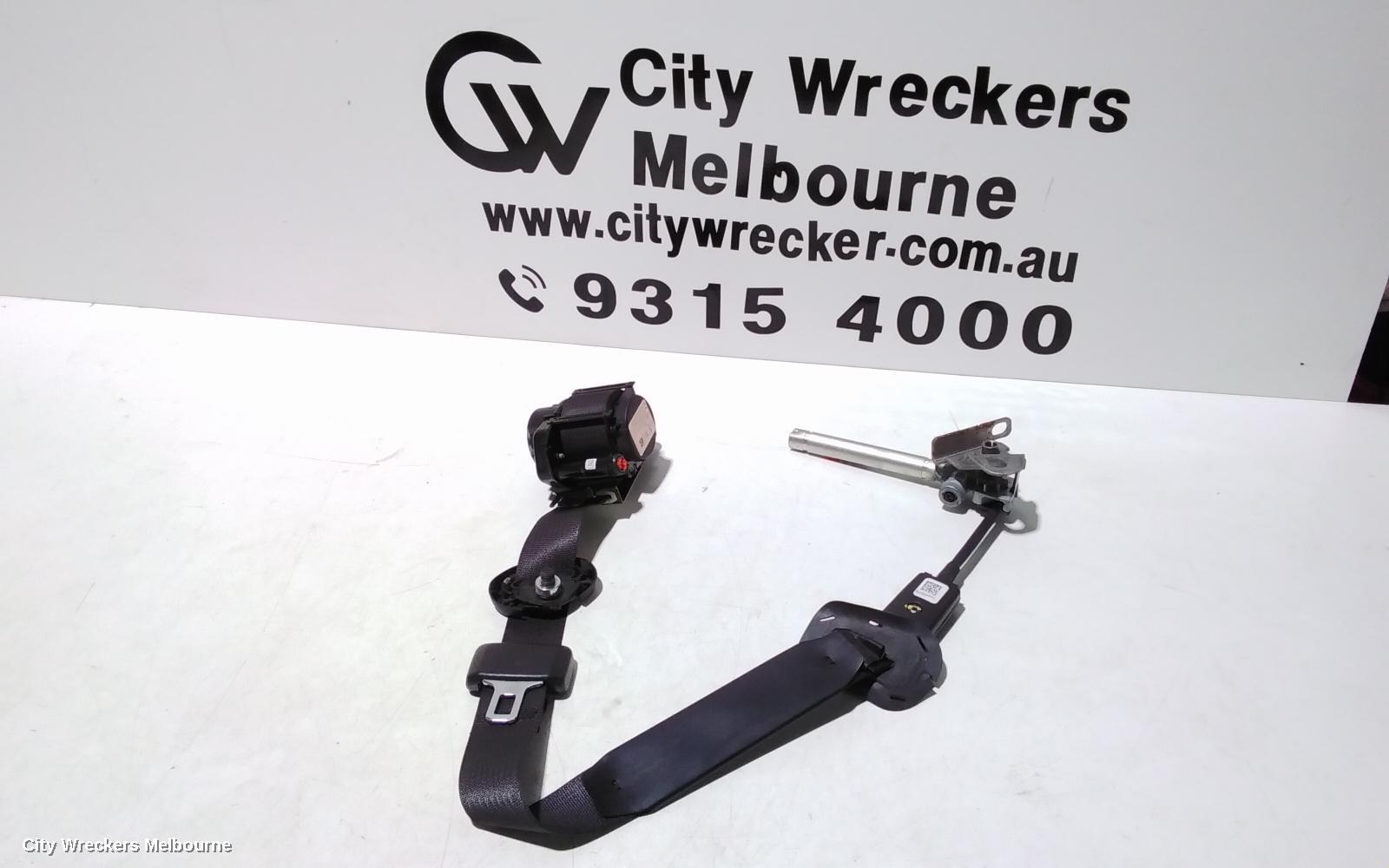 HOLDEN COLORADO SEATBELT/STALK, LH FRONT, SEAT BELT ONLY, DUAL CAB, RG, 07/2016 - 12/2020