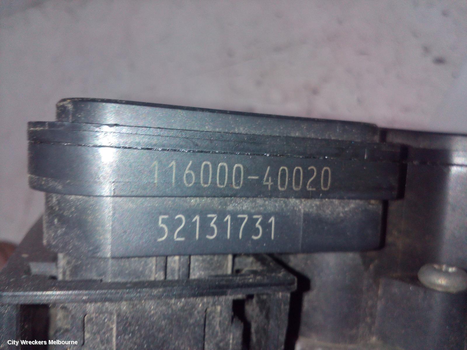 HOLDEN COLORADO ABS PUMP/MODULATOR, RG/RG7, P/N 52131731, 12/2012 - 12/2020