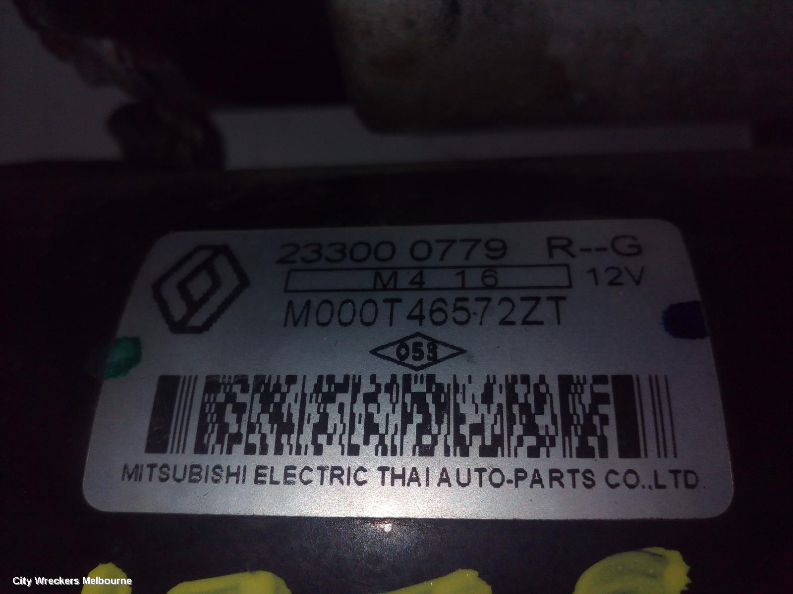RENAULT MEGANE STARTER, PETROL, 1.2, BFB/LFF/KFB, 06/2016 - 02/2020