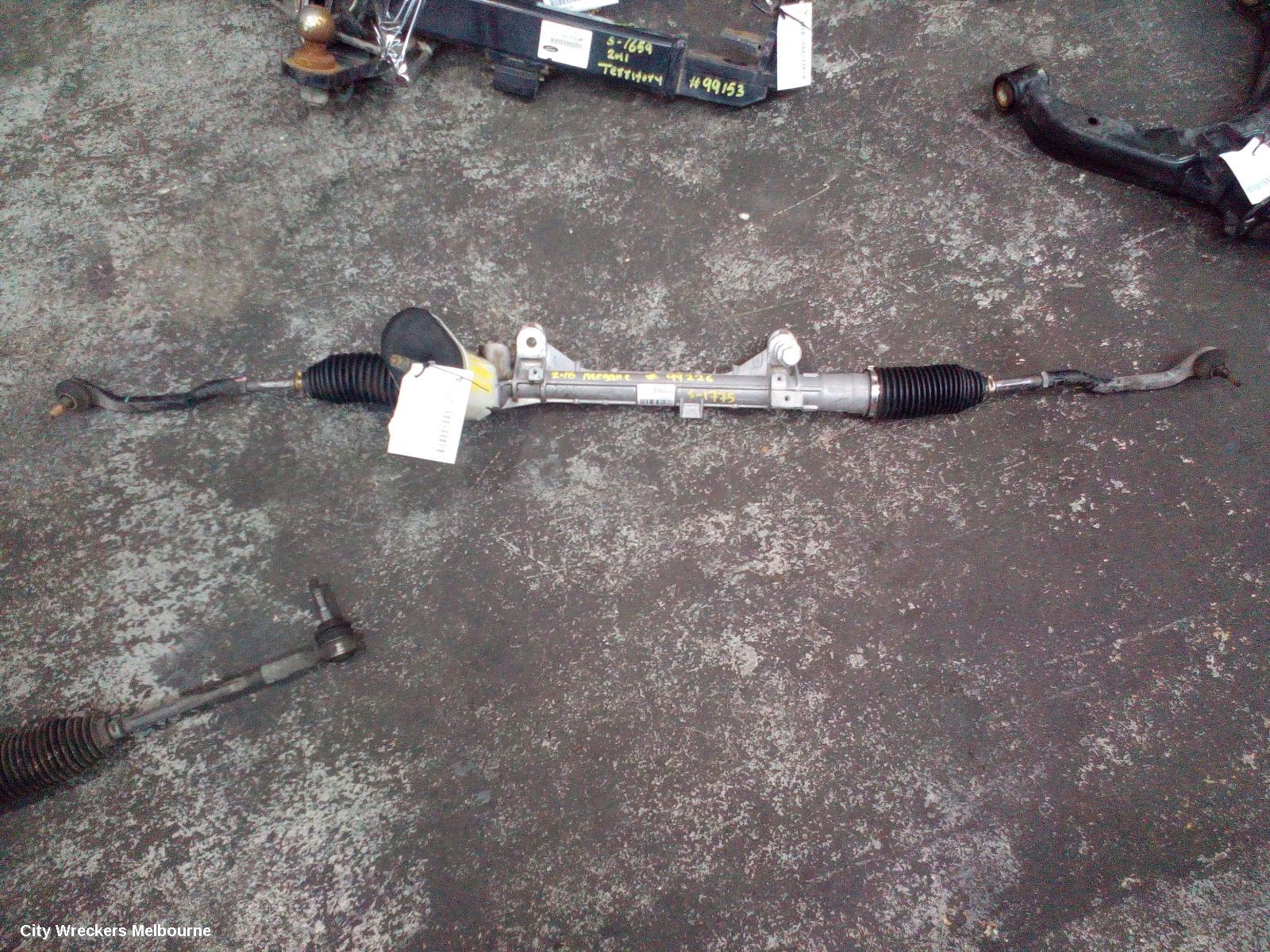 RENAULT MEGANE STEERING BOX/RACK, PETROL, 1.2, H5F, TURBO, BFB/LFF/KFB, 06/2016 - 02/2020