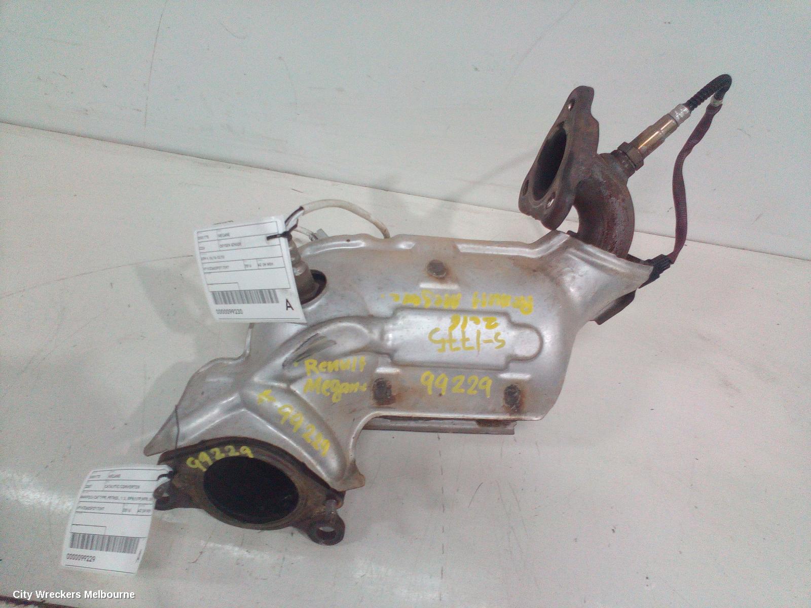 RENAULT MEGANE CATALYTIC CONVERTER, MANIFOLD-CAT TYPE, PETROL, 1.2, BFB/LFF/KFB, 06/2016 - 02/2020