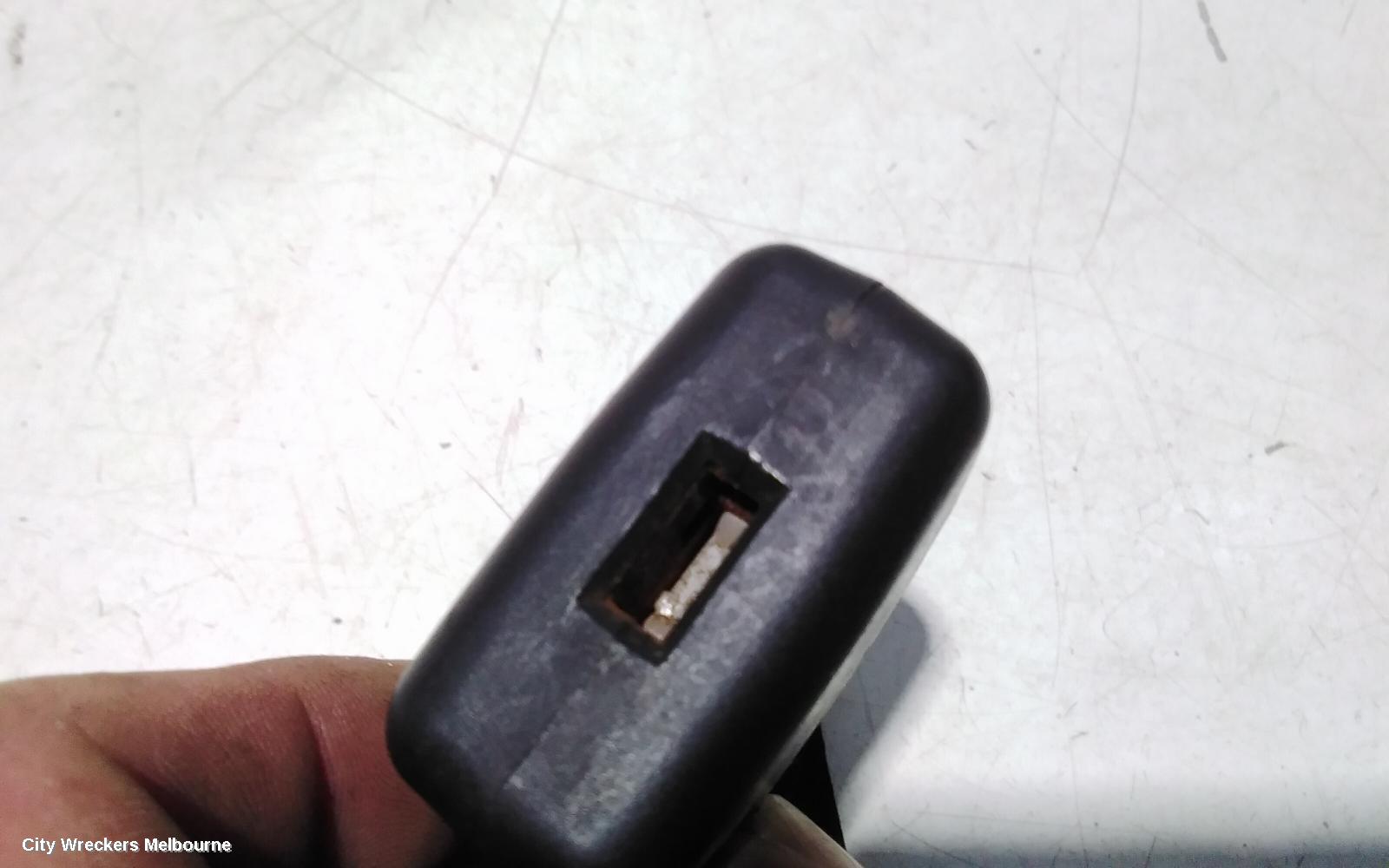 MITSUBISHI OUTLANDER SEATBELT/STALK, LH REAR 2ND ROW, SEAT BELT STALK ONLY, ZJ-ZL, 5 SEATER, 10/2012 - 07/2021