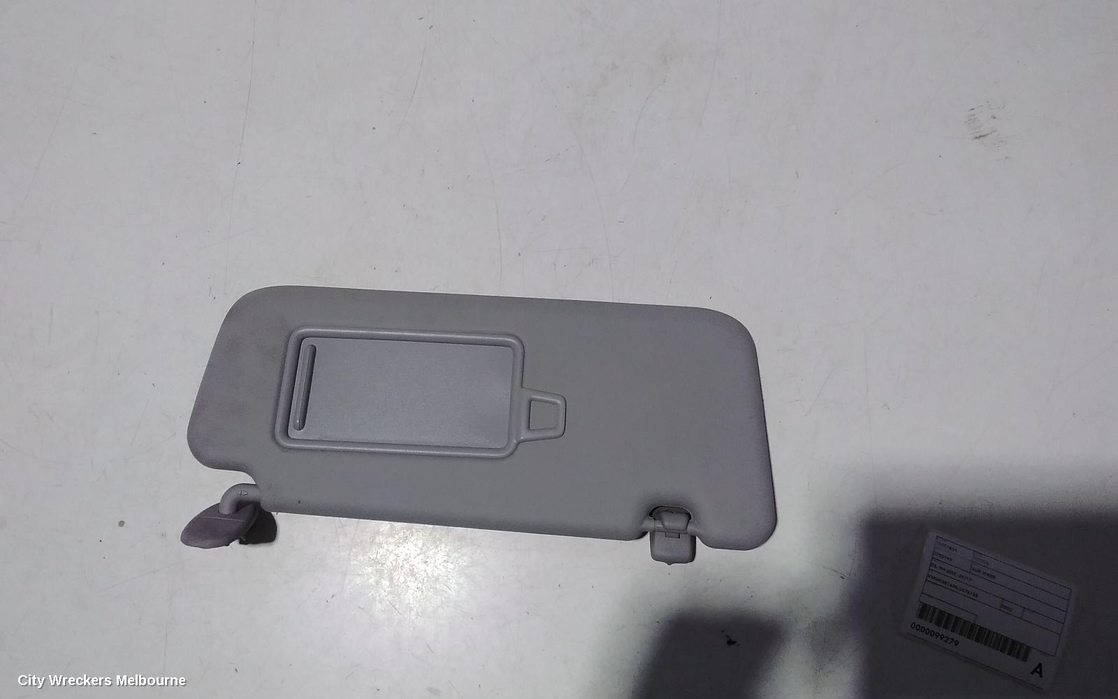 HYUNDAI KONA SUNVISOR, OS, RH SIDE, 09/2017 ONWARDS