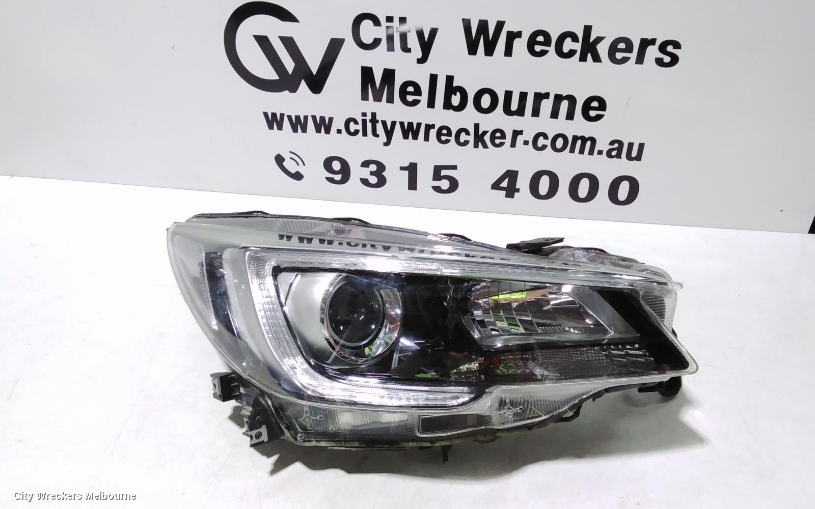 SUBARU OUTBACK RIGHT HEADLAMP, 6TH GEN, LED TYPE, 12/2017 - 12/2020