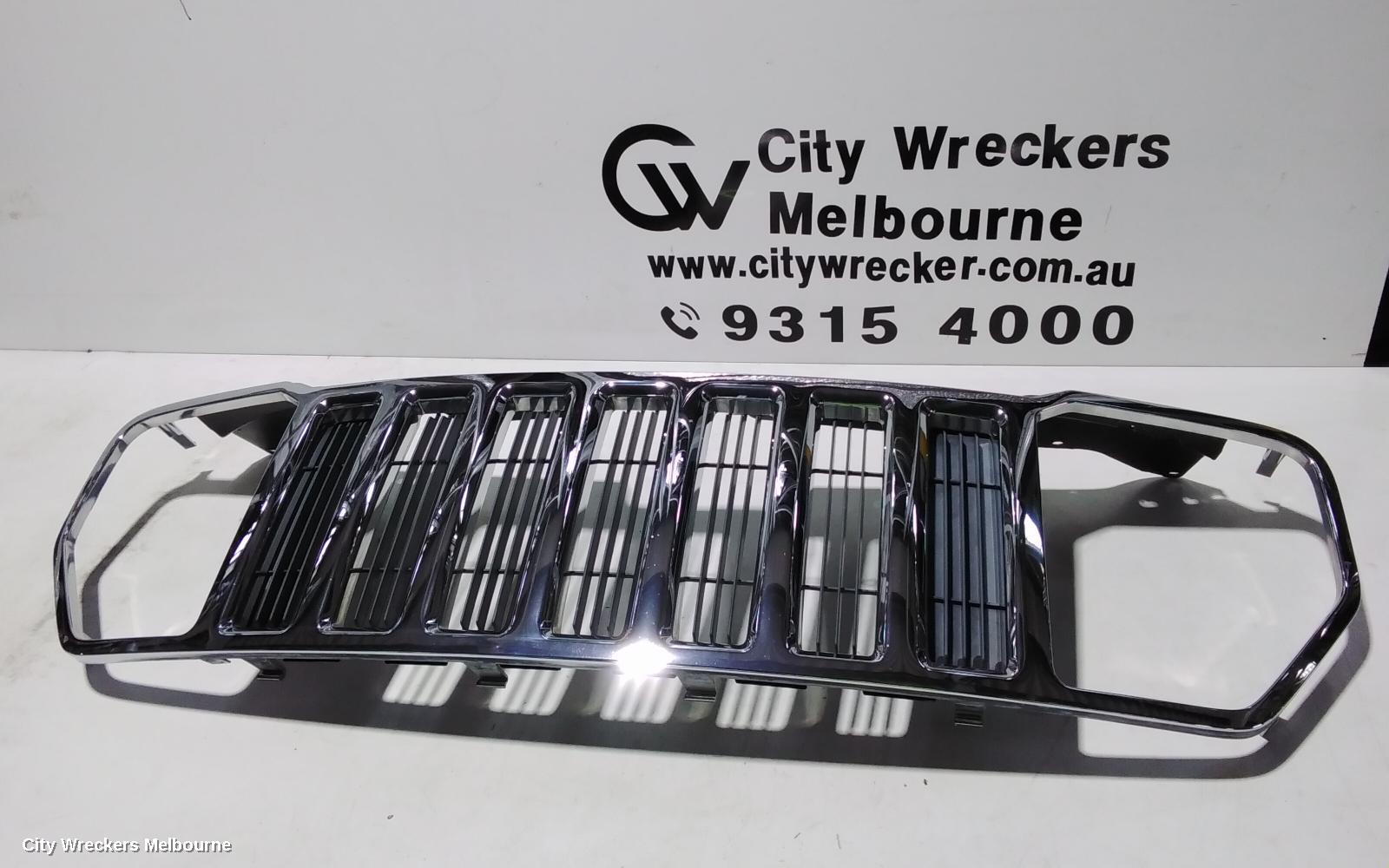 JEEP CHEROKEE GRILLE, KK, CHROME, 11/2007 - 10/2012
