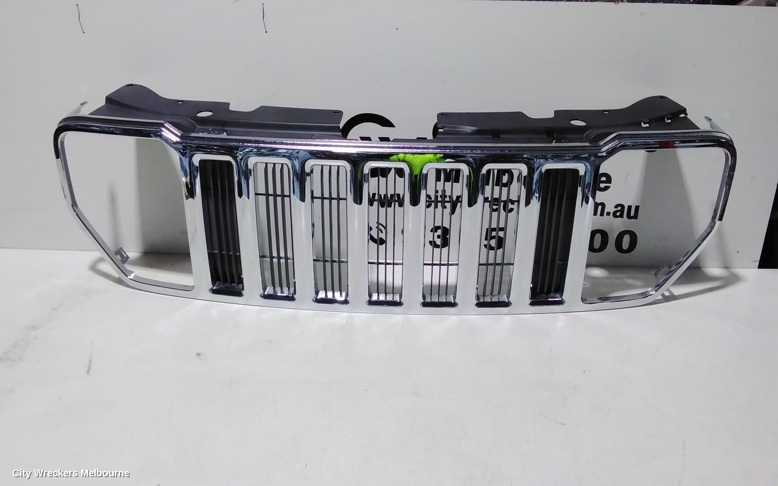 JEEP CHEROKEE GRILLE, KK, CHROME, 11/2007 - 10/2012