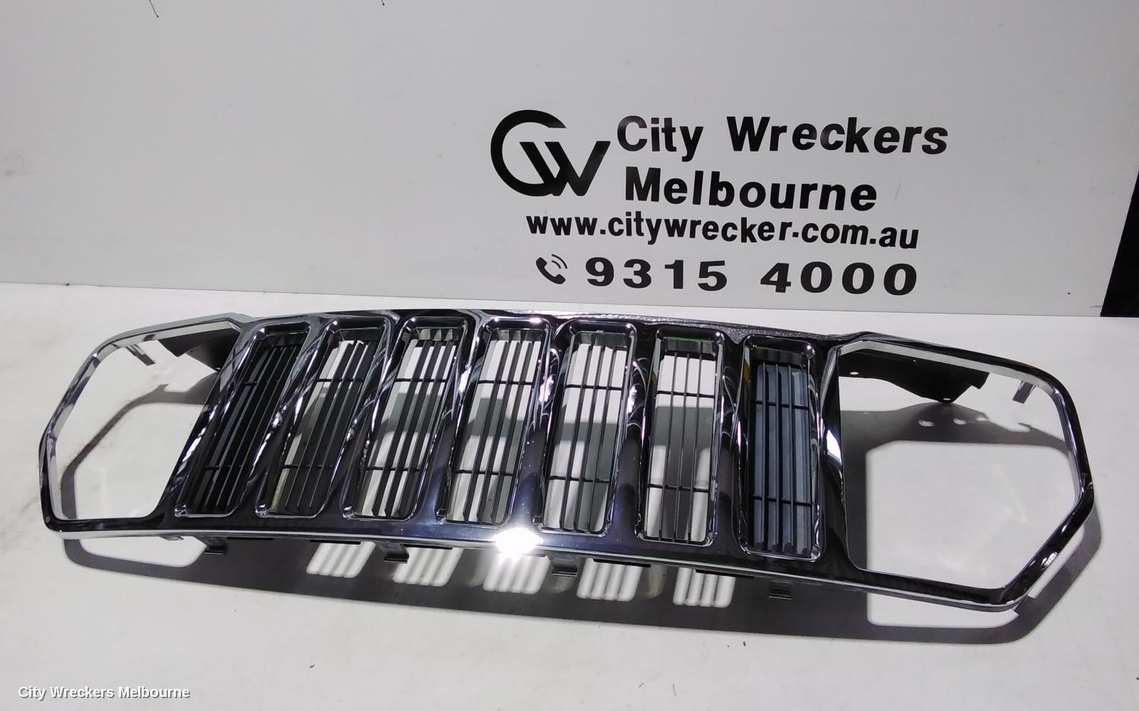 JEEP CHEROKEE GRILLE, KK, CHROME, 11/2007 - 10/2012