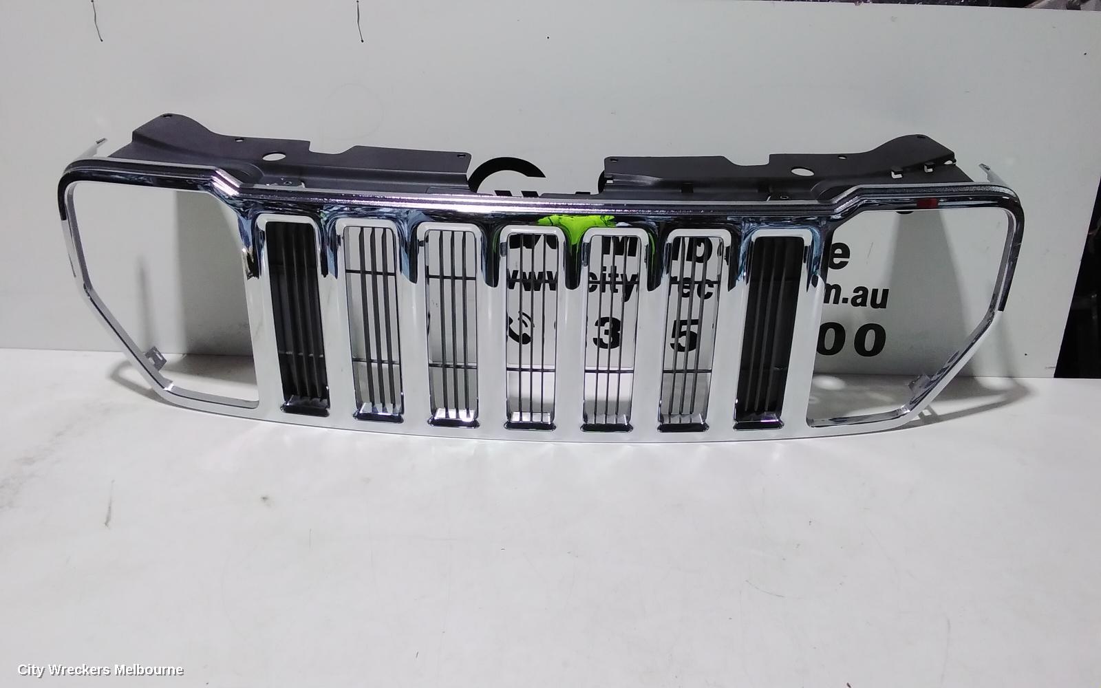 JEEP CHEROKEE GRILLE, KK, CHROME, 11/2007 - 10/2012