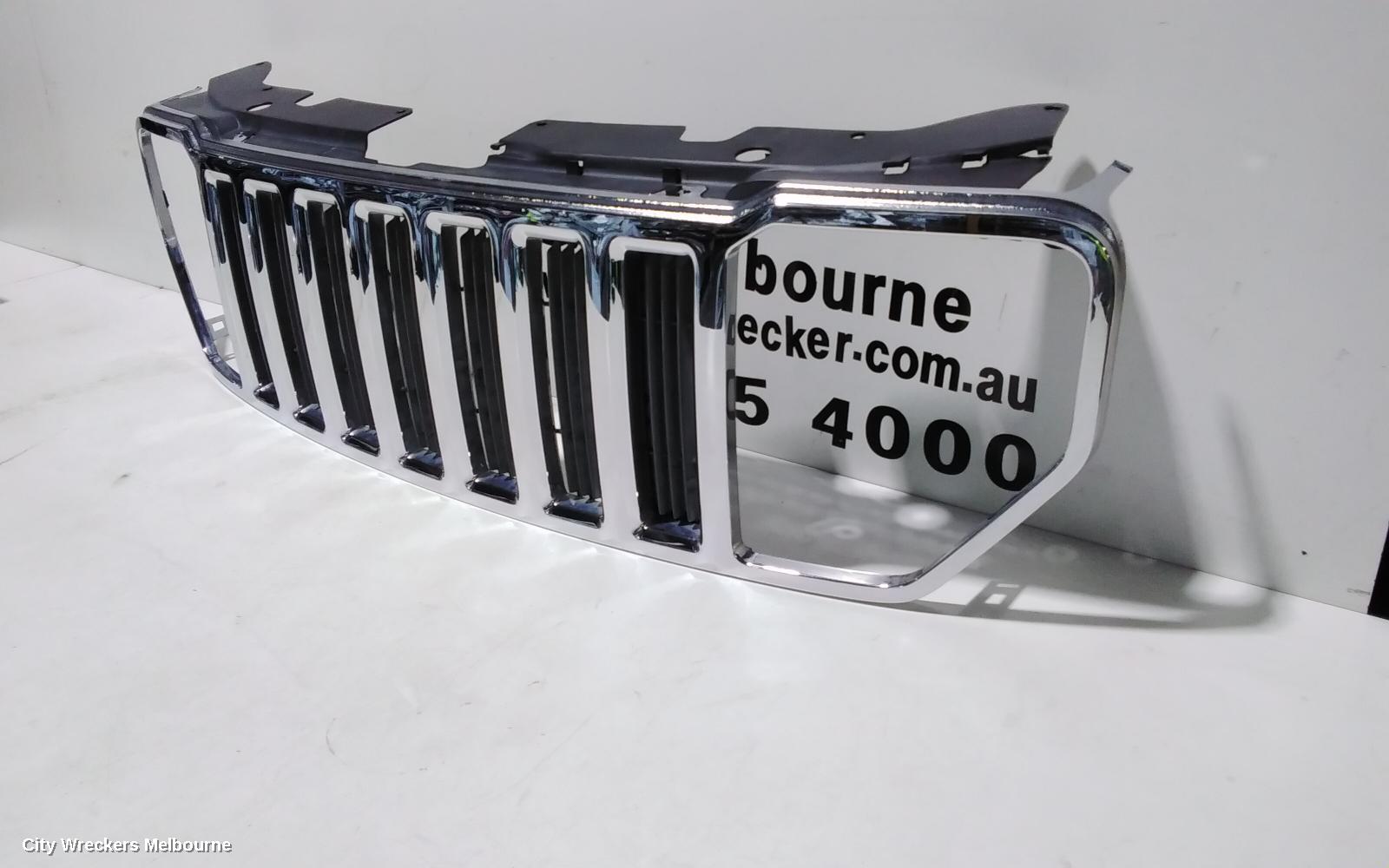 JEEP CHEROKEE GRILLE, KK, CHROME, 11/2007 - 10/2012