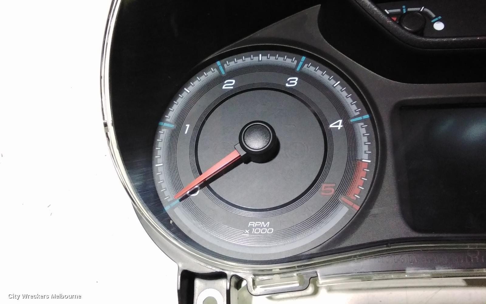 HOLDEN COLORADO INSTRUMENT CLUSTER, AUTO T/M, RG, 07/2016 - 12/2020