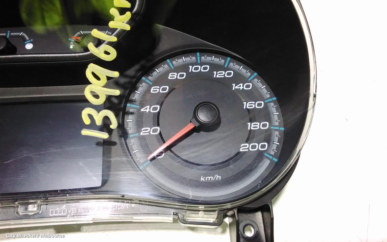 HOLDEN COLORADO INSTRUMENT CLUSTER, AUTO T/M, RG, 07/2016 - 12/2020