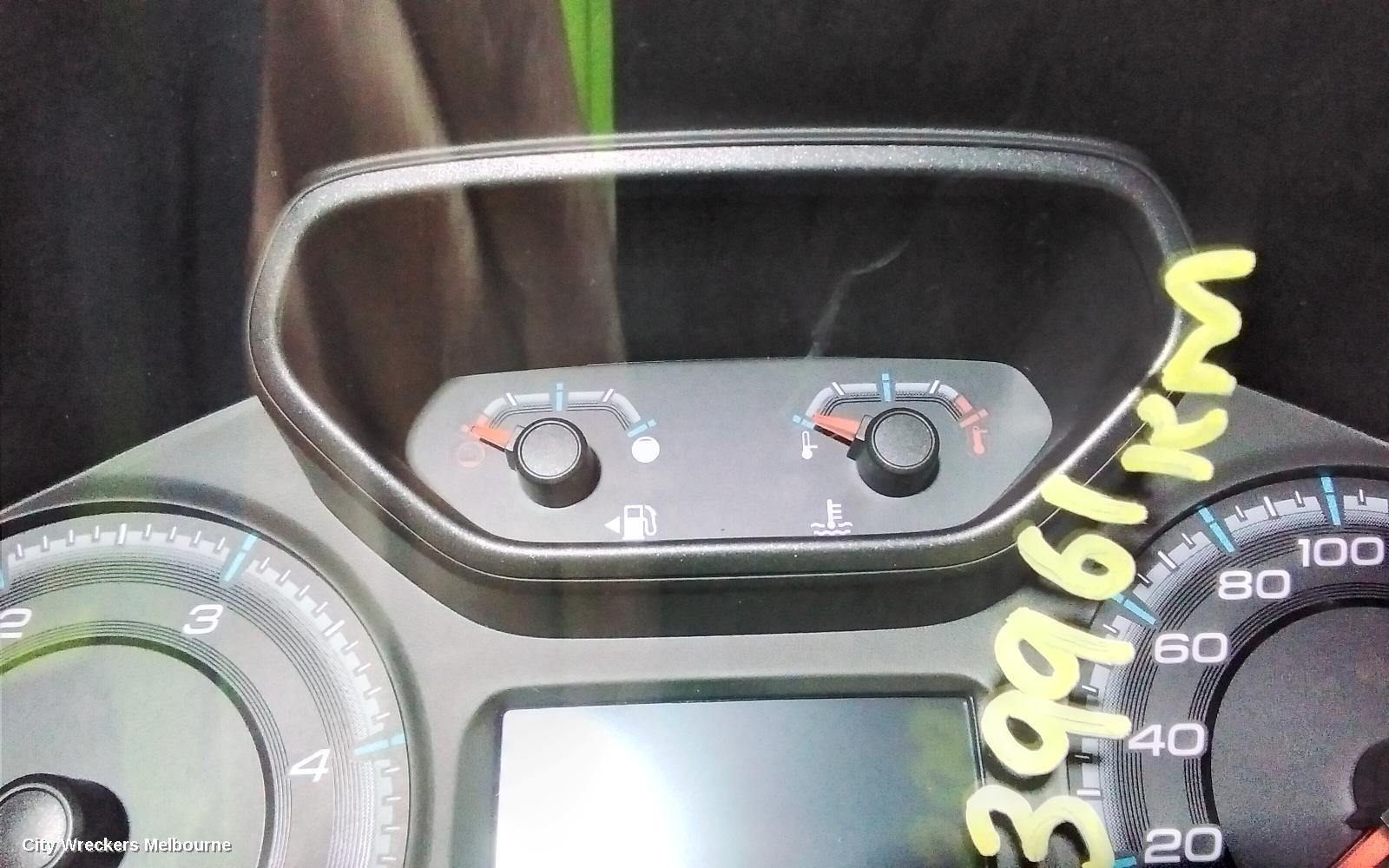 HOLDEN COLORADO INSTRUMENT CLUSTER, AUTO T/M, RG, 07/2016 - 12/2020