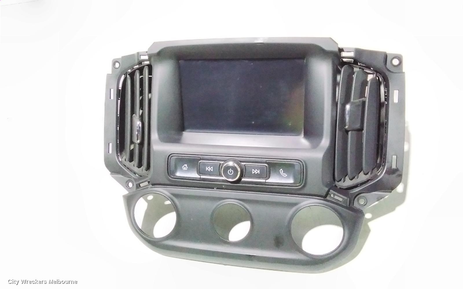 HOLDEN COLORADO RADIO/CD/DVD/SAT/TV, 8 INCH TOUCHSCREEN NON SAT NAV, RG/RG 7, 07/2016 - 12/2020