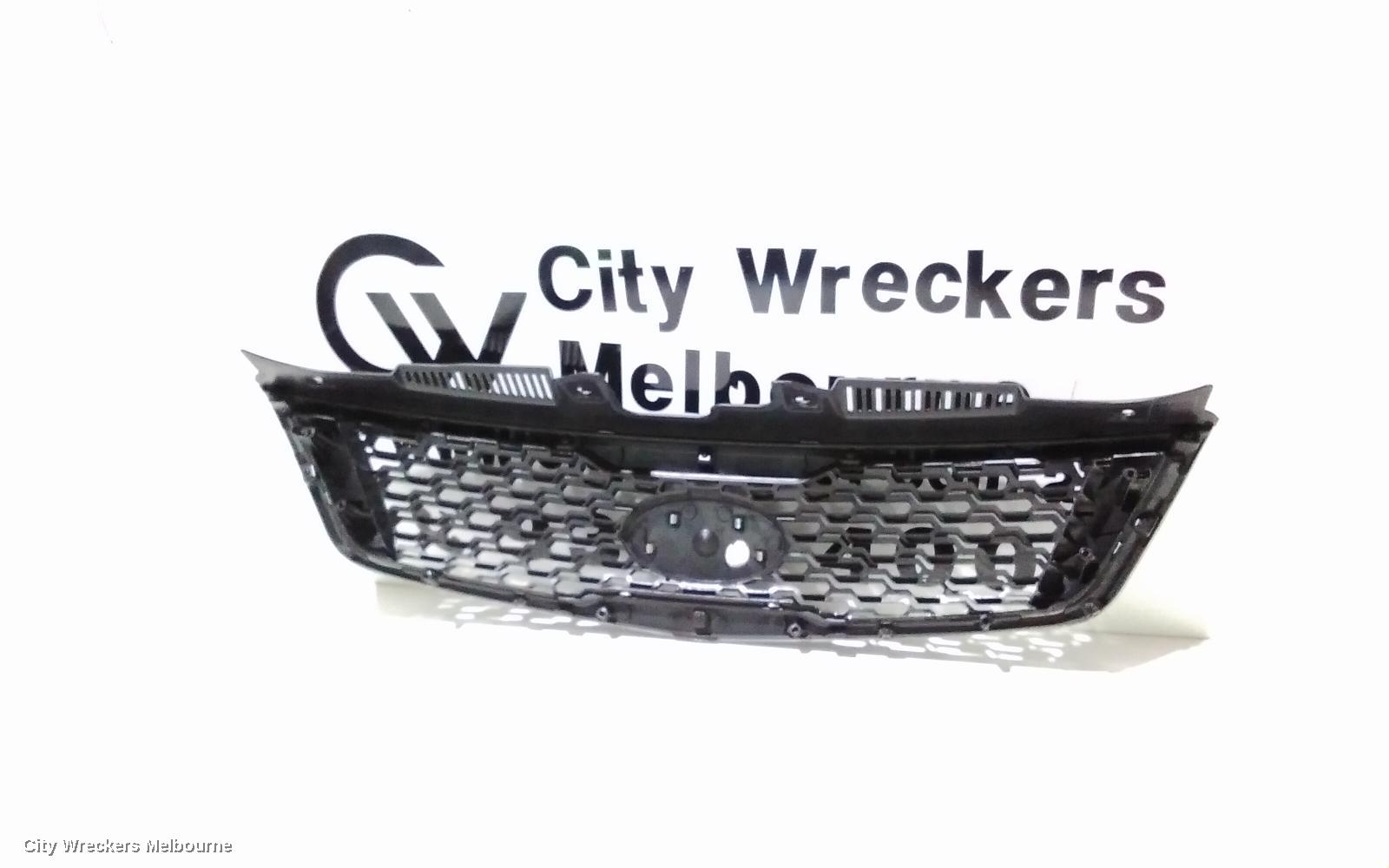 KIA CERATO GRILLE, RADIATOR GRILLE, TD, BLACK/CHROME, HATCH/SEDAN, 10/2008 - 03/2013