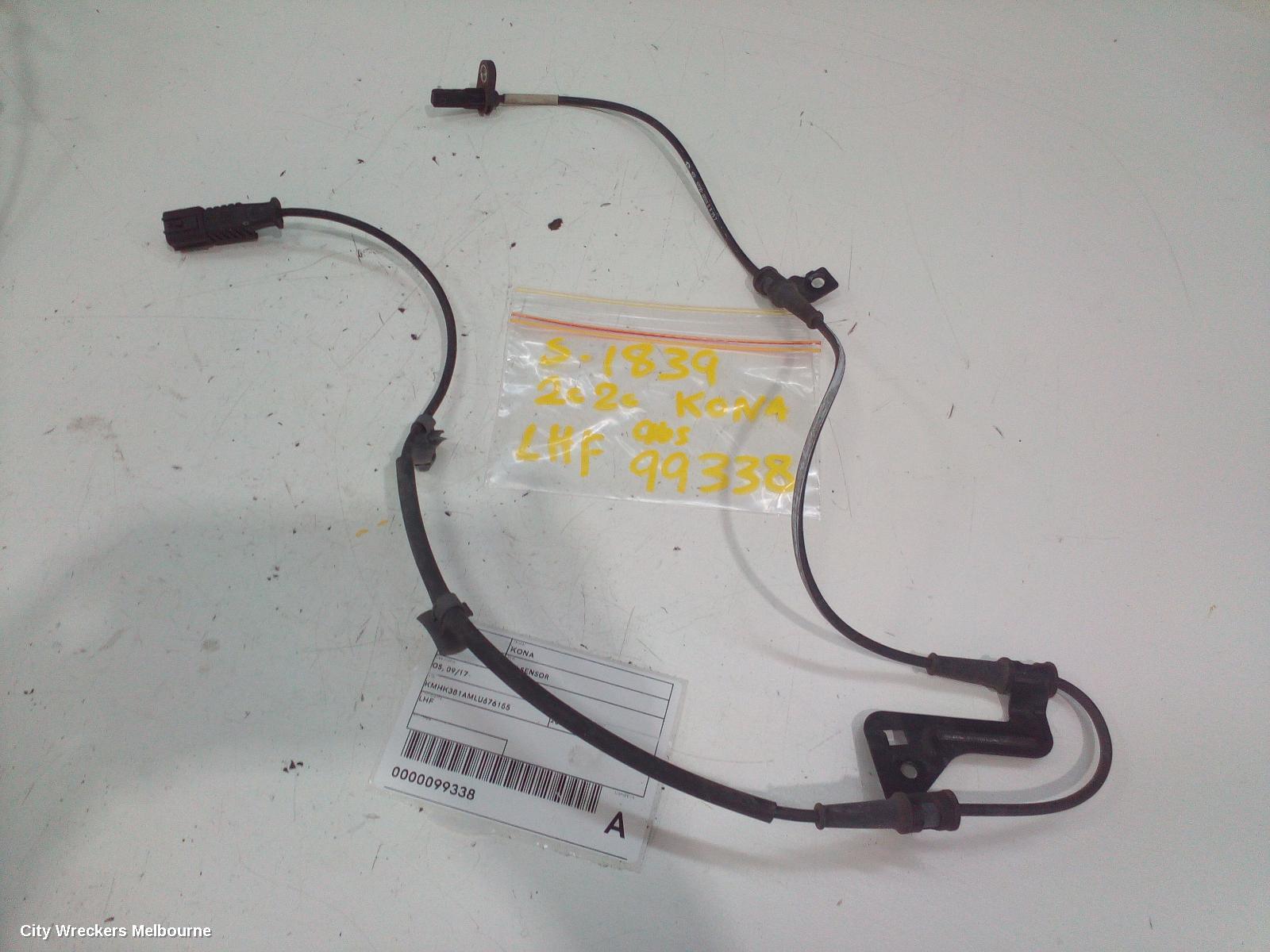 HYUNDAI KONA ABS SENSOR, LH FRONT, OS, 09/2017 ONWARDS
