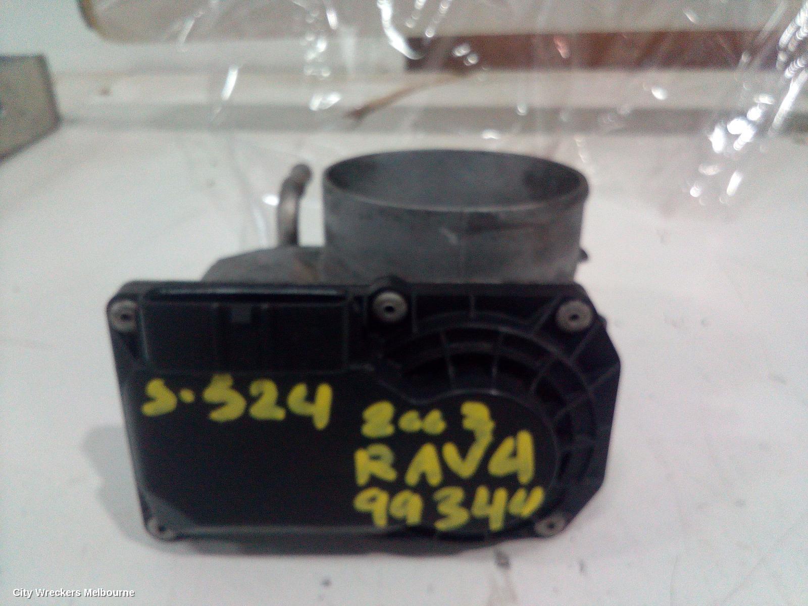 TOYOTA RAV4 THROTTLE BODY, 3.5, 2GR-FE, ACA33, 08/2007 - 11/2012