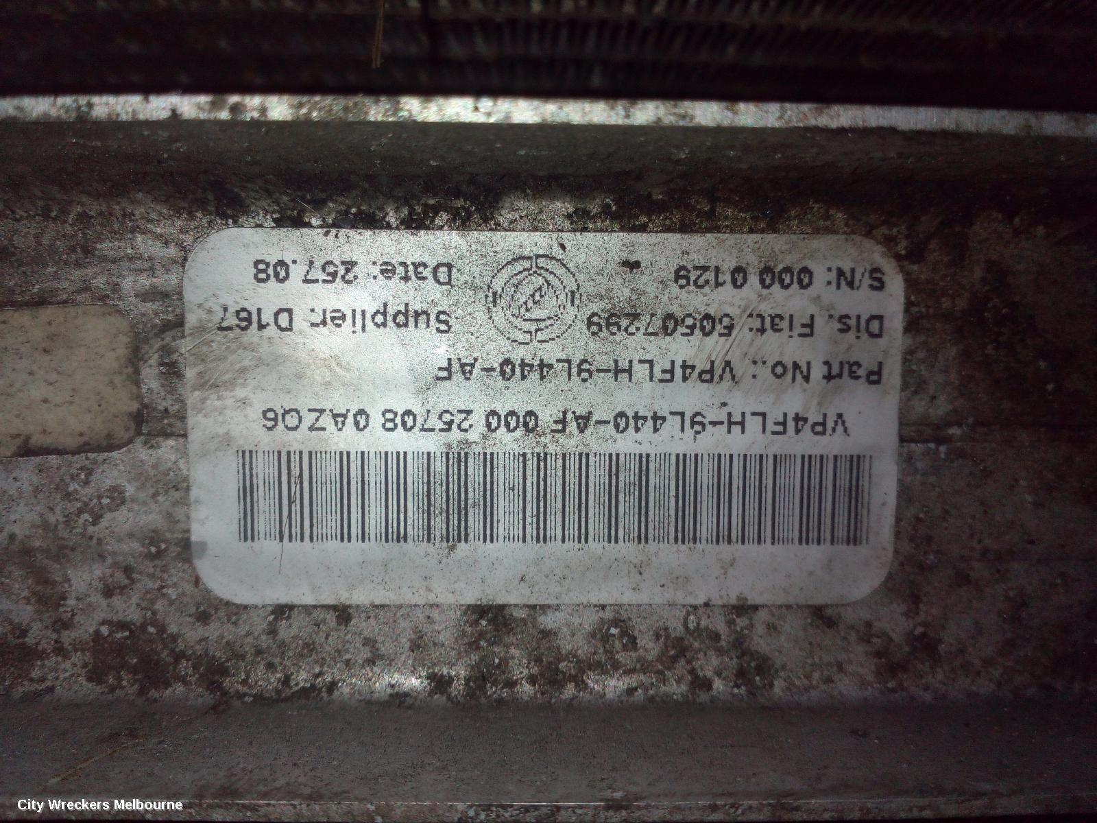 ALFA ROMEO 159 INTERCOOLER, 06/2006 - 01/2012