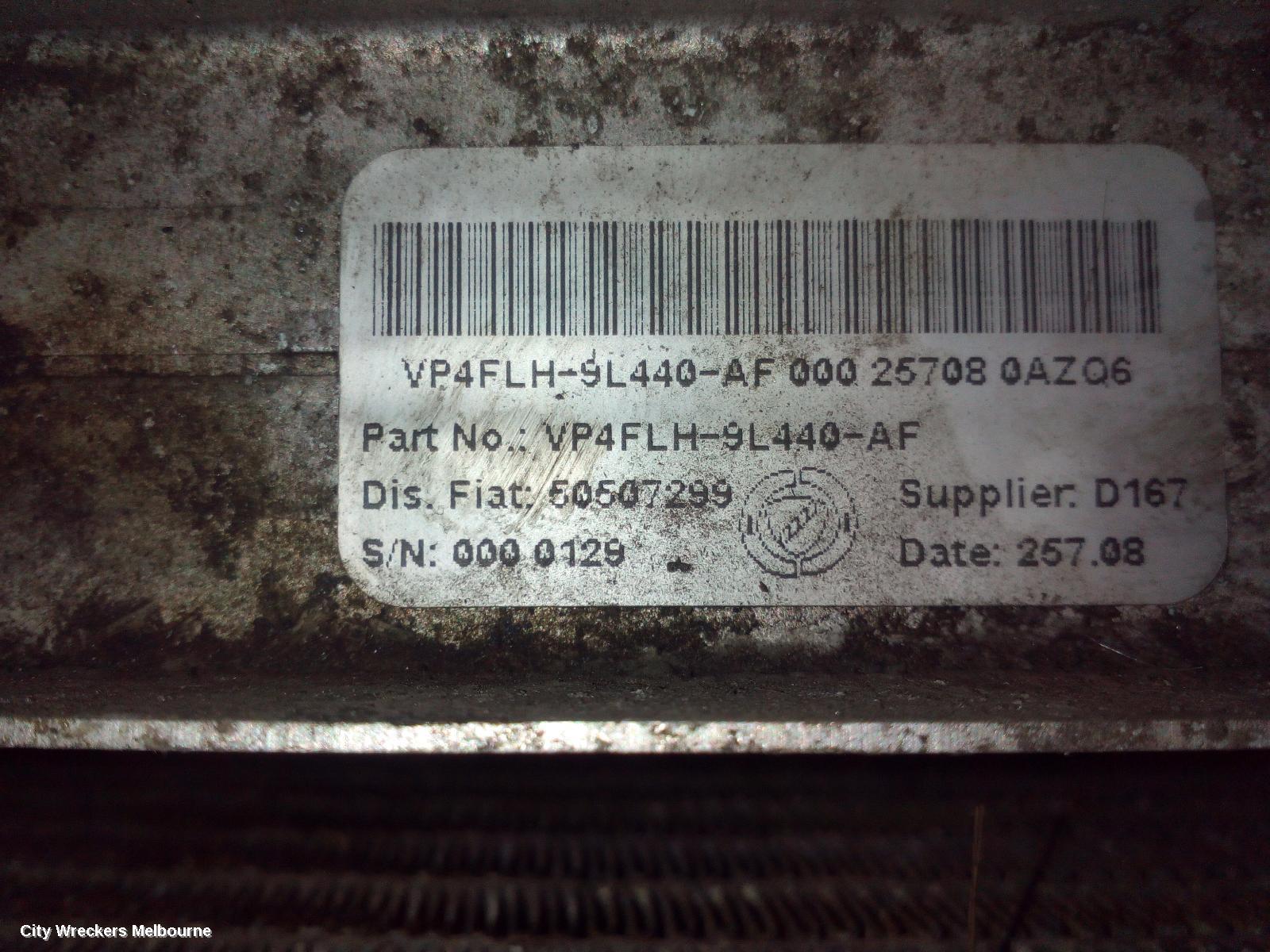 ALFA ROMEO 159 INTERCOOLER, 06/2006 - 01/2012