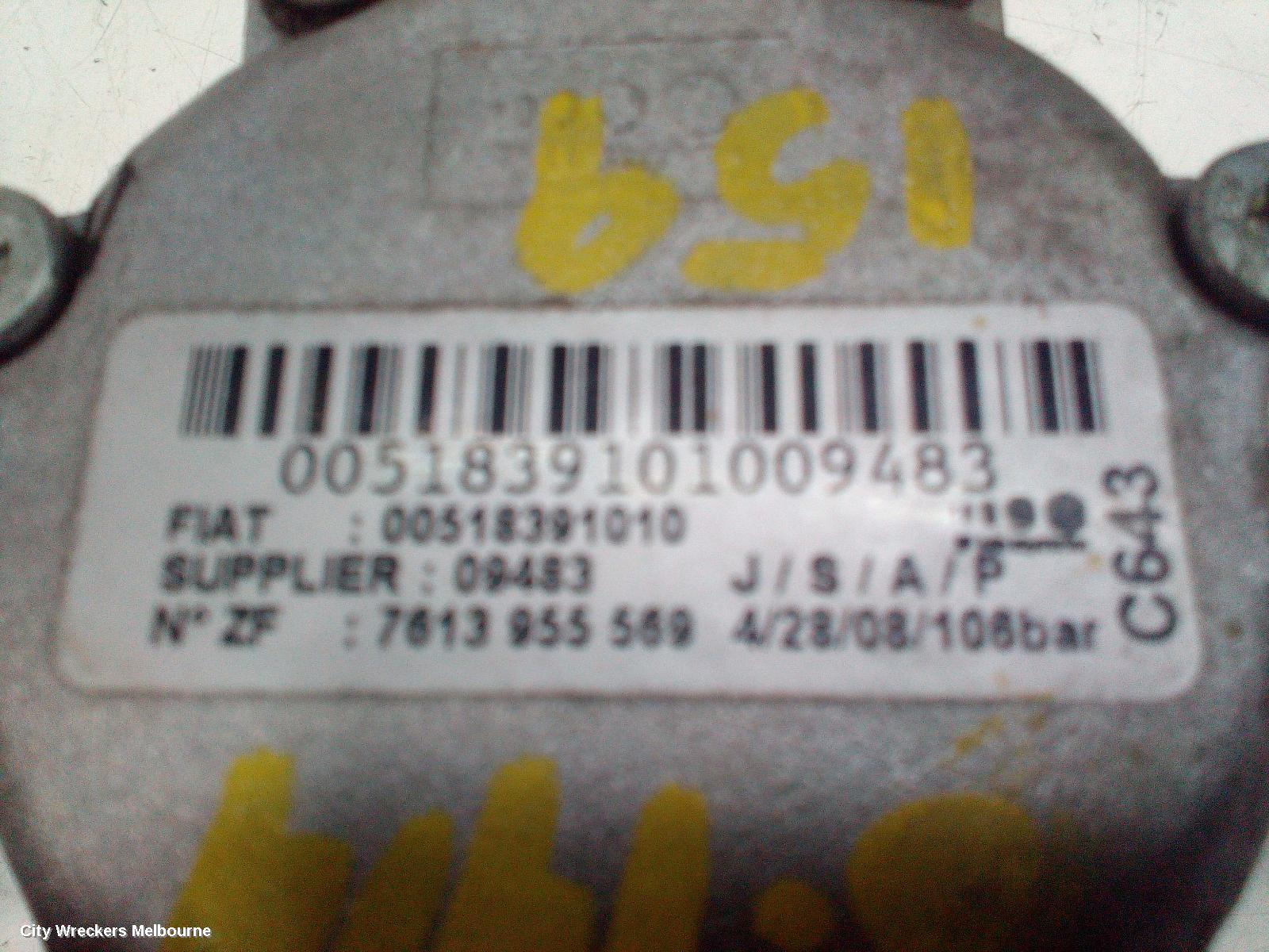 ALFA ROMEO 159 STEERING PUMP, DIESEL, 2.4 5CYL, 06/2006 - 12/2011