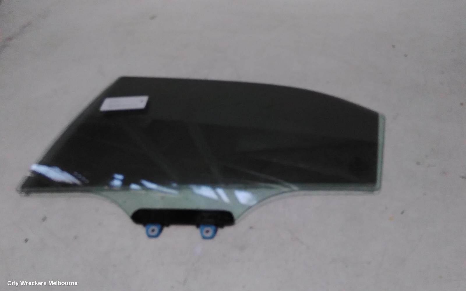 HONDA CIVIC LEFT REAR DOOR WINDOW, 9TH GEN, HATCH, 02/2012 - 04/2016