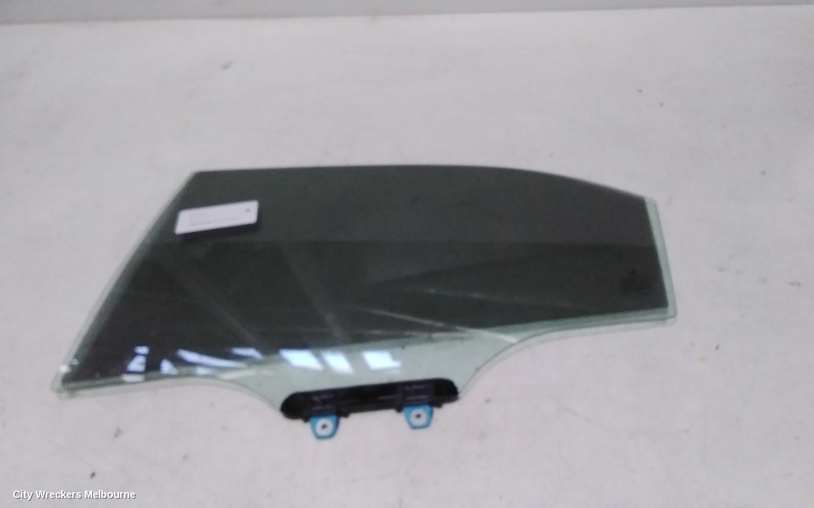 HONDA CIVIC LEFT REAR DOOR WINDOW, 9TH GEN, HATCH, 02/2012 - 04/2016