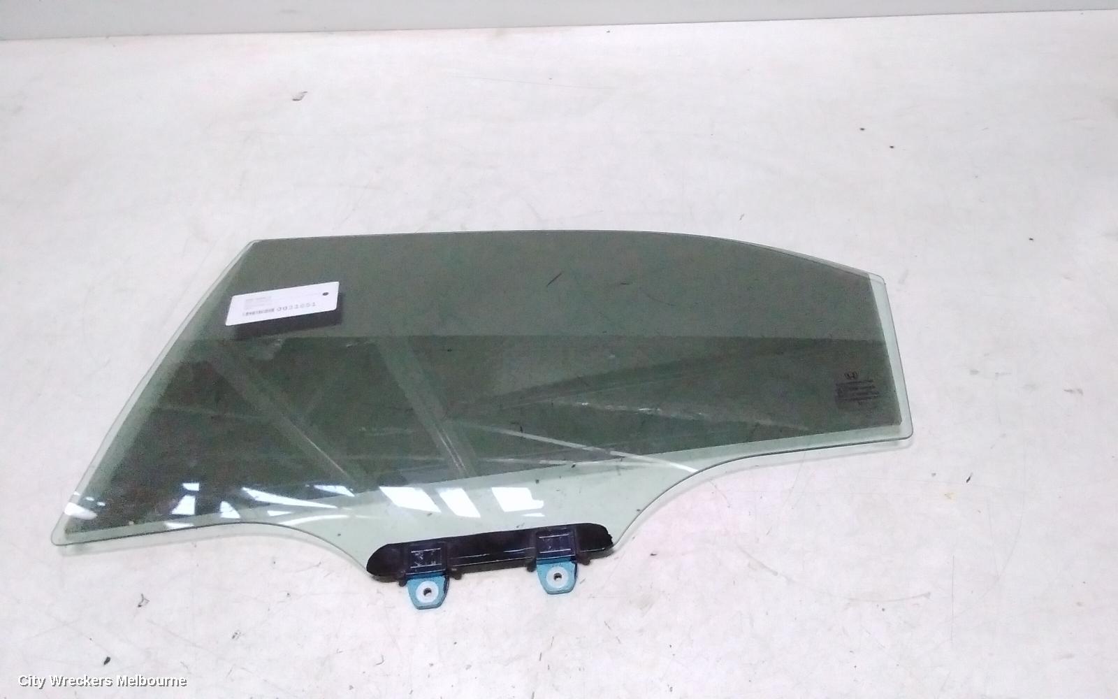 HONDA CIVIC LEFT REAR DOOR WINDOW, 9TH GEN, HATCH, 02/2012 - 04/2016