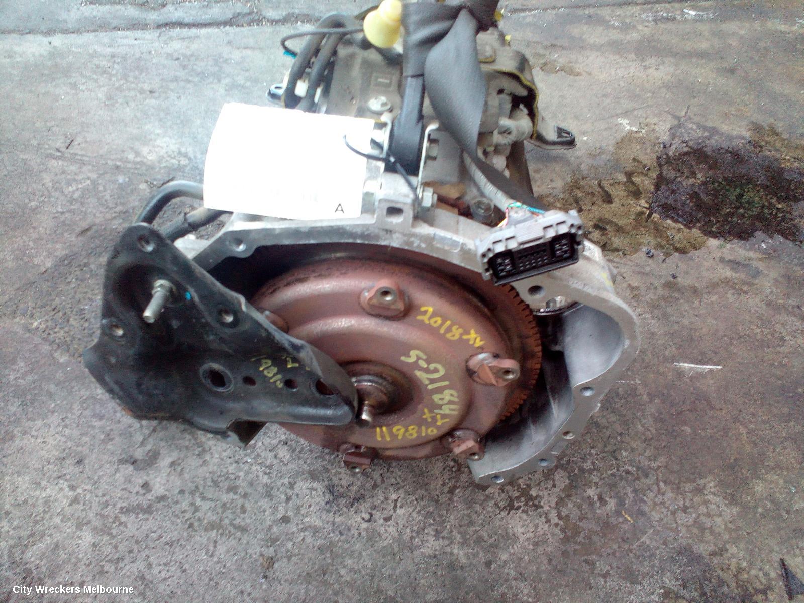 SUBARU XV TRANS/GEARBOX, AUTO, PETROL, 2.0, FB20, TR580DDJBA TAG, G5X, 05/2017 ONWARDS