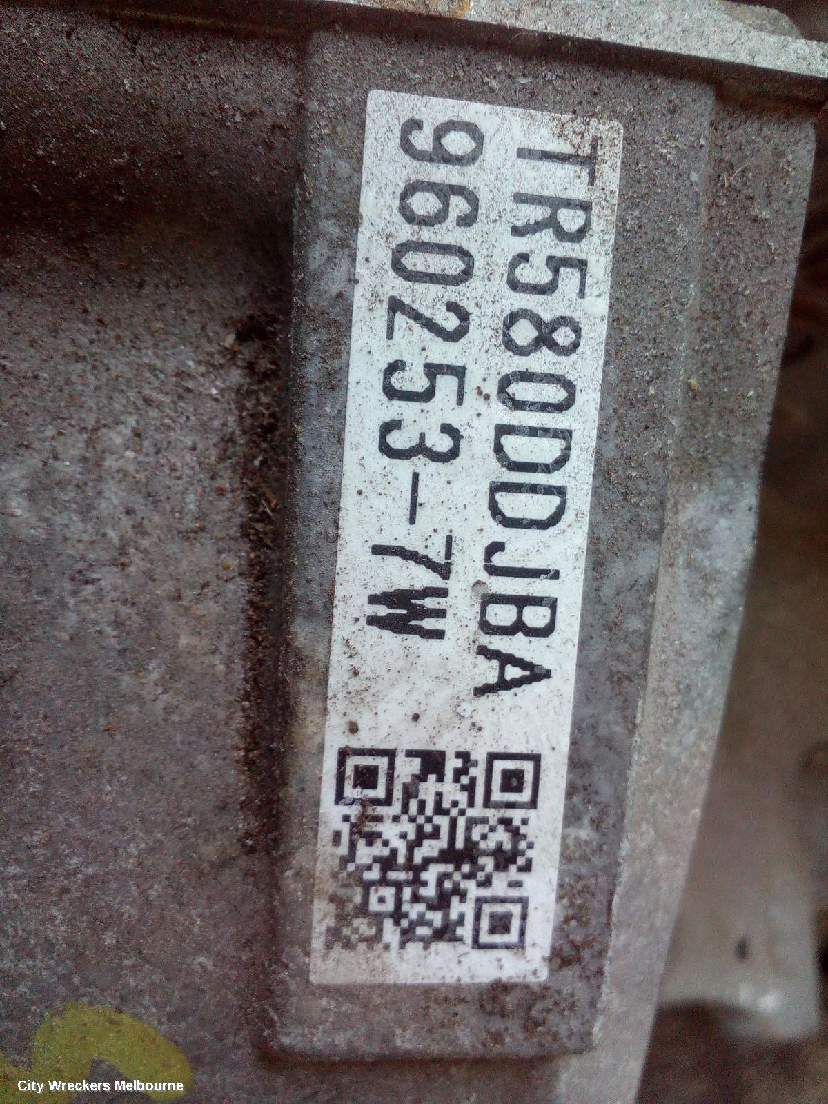 SUBARU XV TRANS/GEARBOX, AUTO, PETROL, 2.0, FB20, TR580DDJBA TAG, G5X, 05/2017 ONWARDS