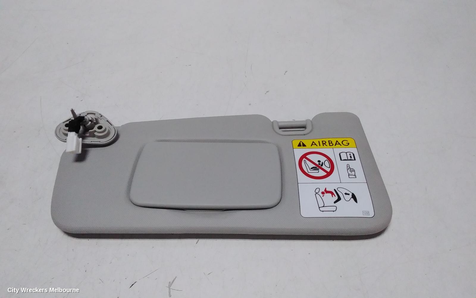 SUBARU XV SUNVISOR, G5X, LH SIDE, W/ MIRROR LIGHT, 03/2017 - 06/2023