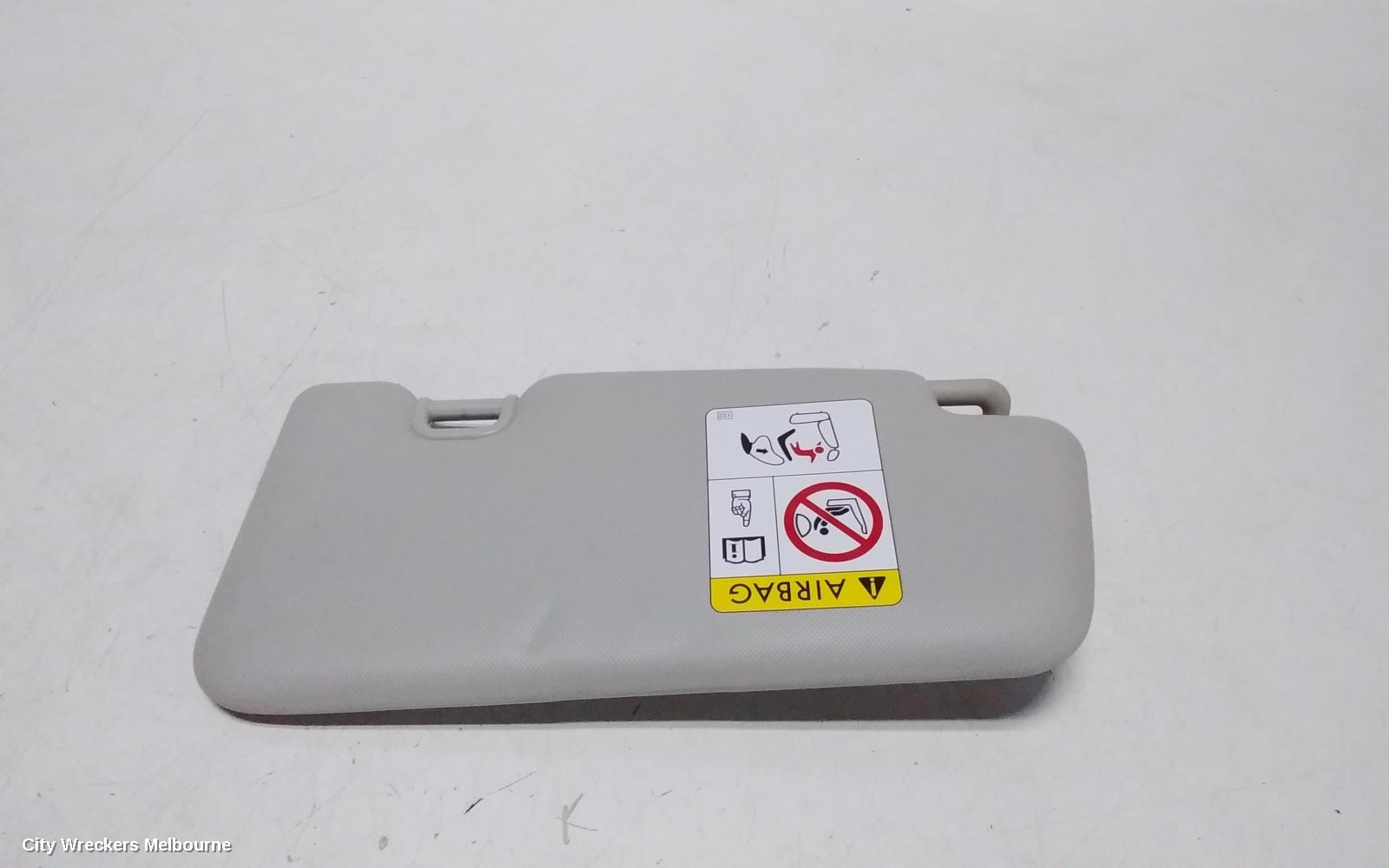 SUBARU XV SUNVISOR, G5X, LH SIDE, W/ MIRROR LIGHT, 03/2017 - 06/2023