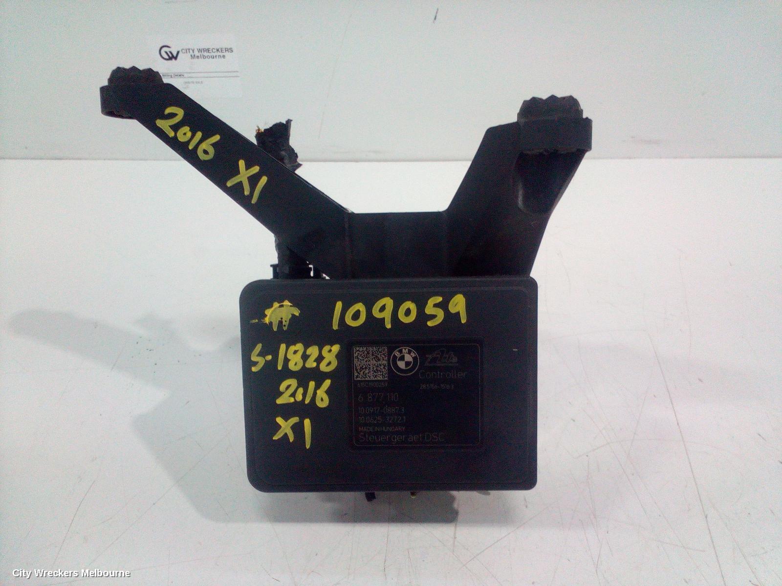 BMW X1 ABS PUMP/MODULATOR, F48, P/N 34516877111, 08/2015 - 06/2022