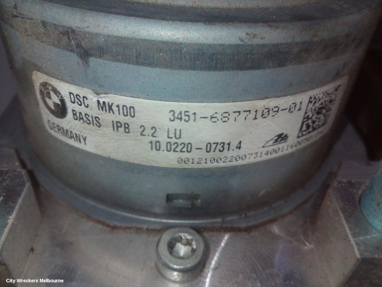 BMW X1 ABS PUMP/MODULATOR, F48, P/N 34516877111, 08/2015 - 06/2022