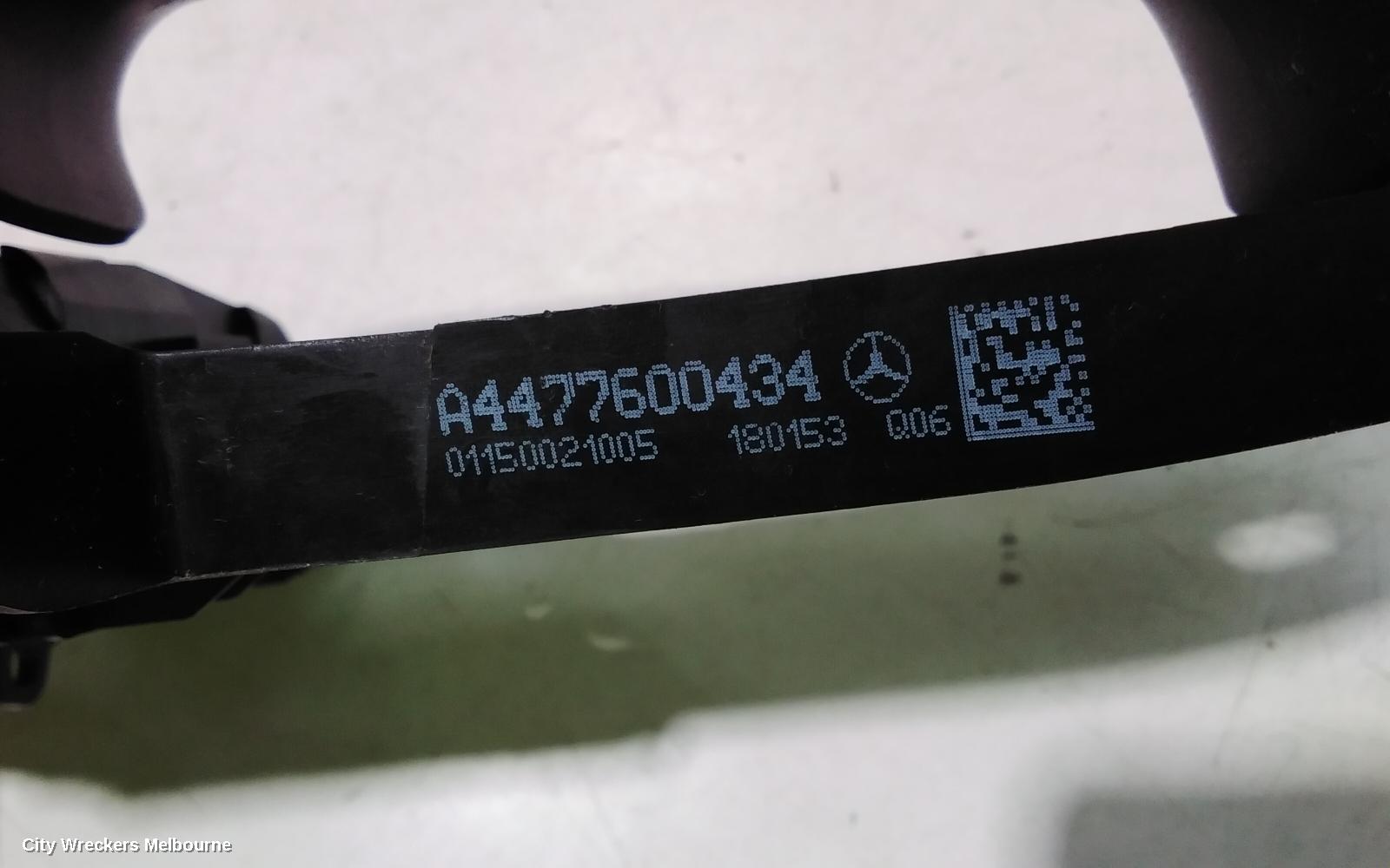 MERCEDES VITO DOOR HANDLE, OUTER, LH FRONT, 447, 03/2015 ONWARDS