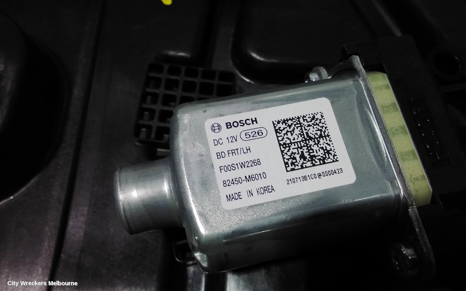 KIA CERATO LEFT FRONT WINDOW REG/MOTOR, BD, SEDAN/HATCH, 04/2018 ONWARDS