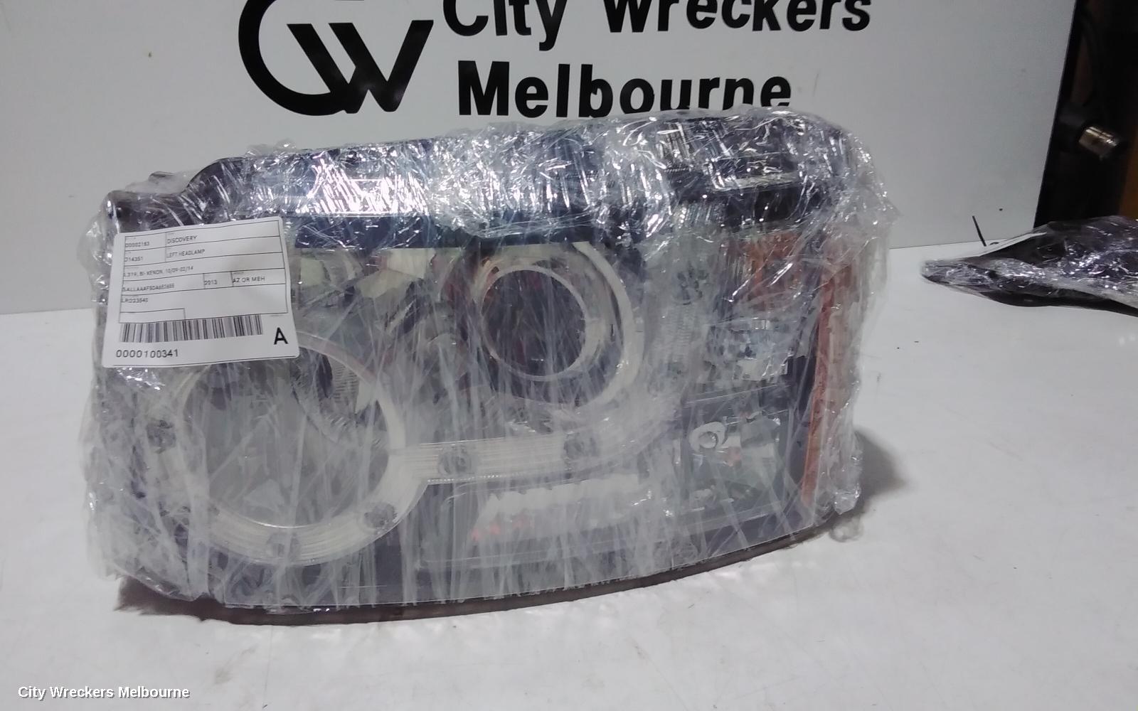 LAND ROVER DISCOVERY LEFT HEADLAMP, L319, BI-XENON, 10/2009 - 02/2014