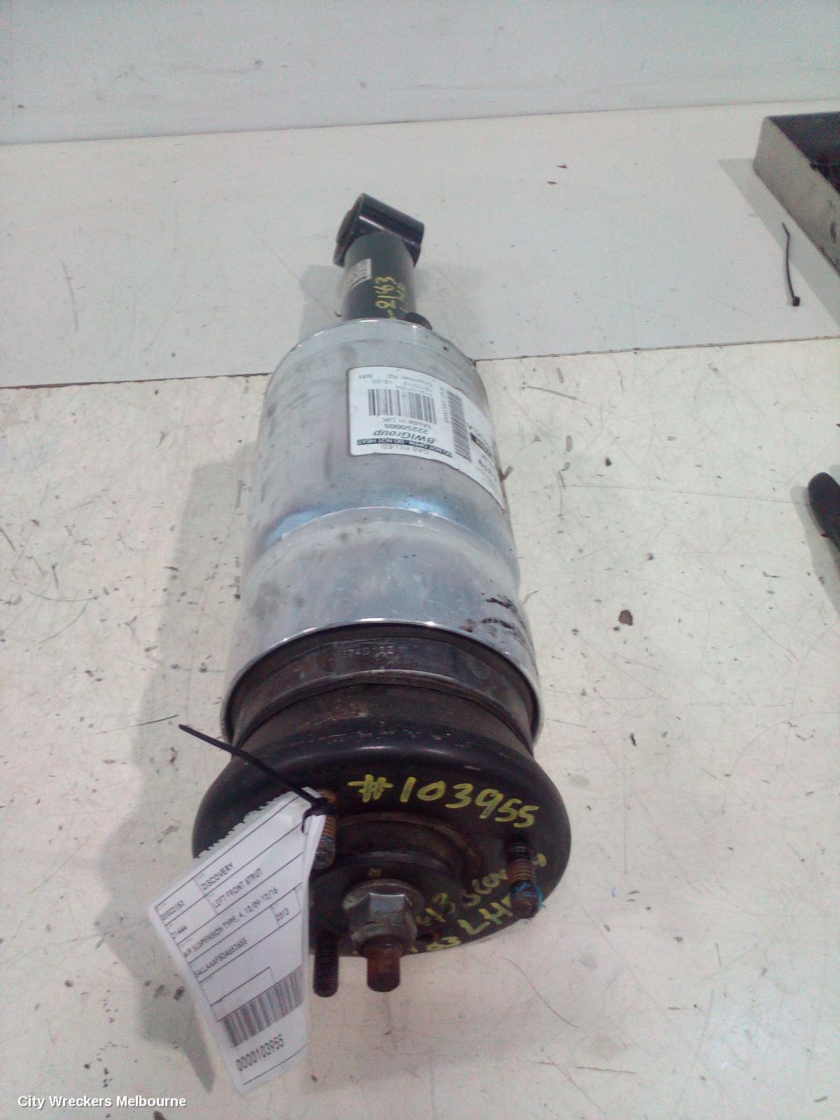 LAND ROVER DISCOVERY LEFT FRONT STRUT, AIR SUSPENSION TYPE, 4, 10/2009 - 12/2016