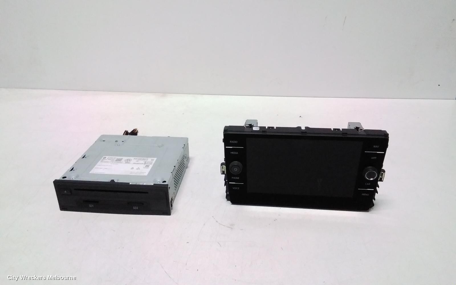 VOLKSWAGEN TIGUAN RADIO/CD/DVD/SAT/TV, DISPLAY UNIT, DISCOVER PRO 8IN, SAT NAV TYPE, 5NA, 06/2016 ONWARDS