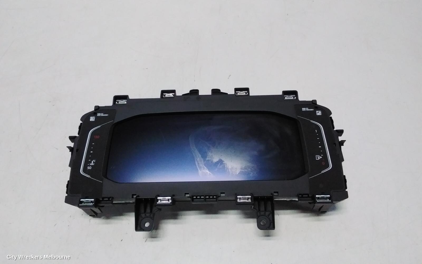 VOLKSWAGEN TIGUAN INSTRUMENT CLUSTER, INSTRUMENT CLUSTER, AUTO T/M, PETROL, SOUND & VISION PACKAGE TYPE, 5NA, 06/2016 - 02/2021